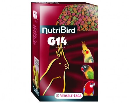 Nutribird G14 Tropical Versele Laga 1 Kg. Cotorras y Ninfas
